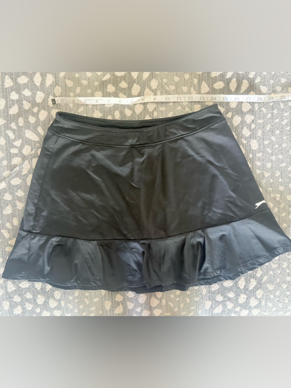 W71- Slazenger Black Heathered Active skort